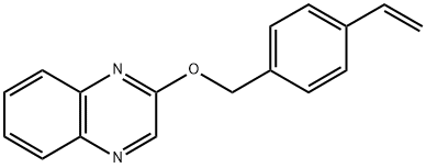 2-[(4-Ethenylphenyl)methoxy]quinoxaline Structure