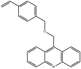 9-[[(4-ethenylphenyl)methoxy]methyl] acridine 구조식 이미지