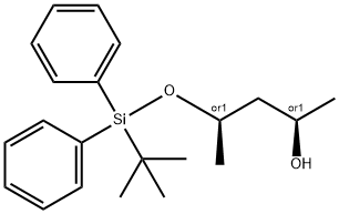 rel (2R,4R)-4-(tert-Butyl-diphenyl-silanyloxy)-pentan-2-ol Structure