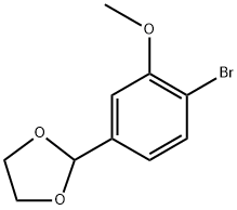 2-(4-Bromo-3-methoxyphenyl)-1,3-dioxolane Structure