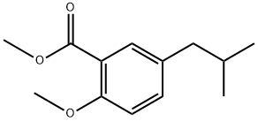 Methyl 5-isobutyl-2-methoxybenzoate Structure