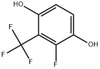 2-Fluoro-3-(trifluoromethyl)-1,4-benzenediol Structure