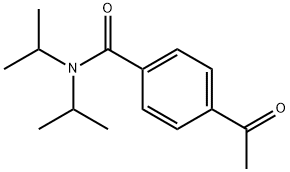 4-Acetyl-N,N-bis(1-methylethyl)benzamide Structure