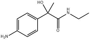 2-(4-Aminophenyl)-N-ethyl-2-hydroxypropanamide Structure
