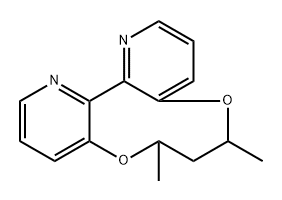 6H-[1,5]Dioxonino[7,6-b:8,9-b']dipyridine, 7,8-dihydro-6,8-dimethyl-, (6S,8S,13aR)- Structure