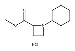 methyl 1-cyclohexylazetidine-2-carboxylate?hydrochloride Structure