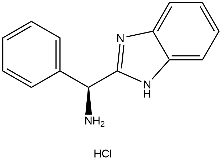(S)-1-(1H-Benzimidazol-2-yl)-1-phenylmethanamine?hydrochloride Structure