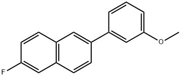 2-Fluoro-6-(3-methoxyphenyl)naphthalene Structure