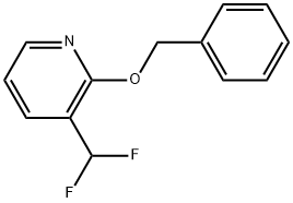 3-(Difluoromethyl)-2-(phenylmethoxy)pyridine Structure