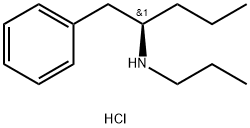 R-(1-Benzyl-butyl)-propyl-amine Hydrochloride 구조식 이미지