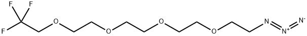 1,1,1-Trifluoroethyl-PEG4-azide Structure