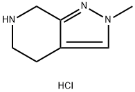 2-Methyl-4,5,6,7-tetrahydro-2H-pyrazolo[3,4-c]pyridine dihydrochloride Structure