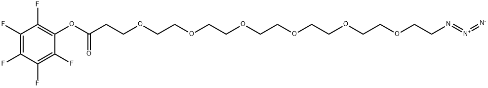 Azido-PEG6-PFP ester Structure