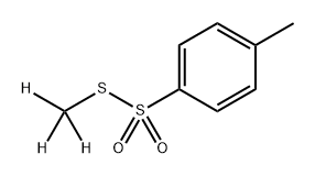 S-Methyl 4-methylbenzenesulfonothioate-d3 Structure