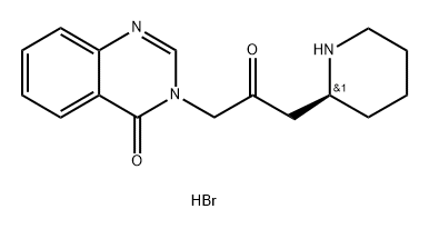 (+)-Deoxyfebrifugine Dihydrobromide Structure