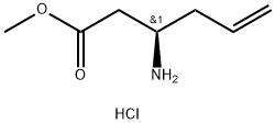 methyl (3R)-3-aminohex-5-enoate hydrochloride Structure