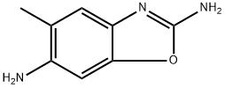 2,6-Benzoxazolediamine, 5-methyl- Structure