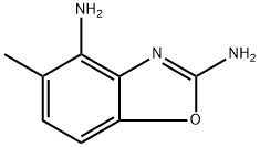 2,4-Benzoxazolediamine, 5-methyl- Structure