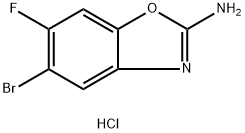 5-bromo-6-fluoro-1,3-benzoxazol-2-amine hydrochloride Structure