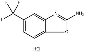 5-(trifluoromethyl)-1,3-benzoxazol-2-amine hydrochloride Structure