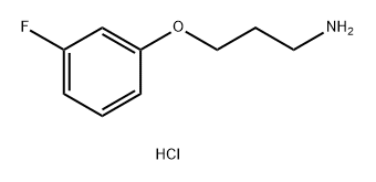 3-(3-Fluorophenoxy)propan-1-amine hydrochloride Structure