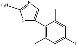 5-(4-Iodo-2,6-dimethylphenyl)thiazol-2-amine Structure