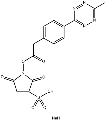Methyltetrazine-Sulfo-NHS Ester 구조식 이미지