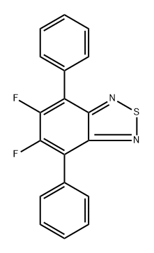 5,6-Difluoro-4,7-diphenylbenzo[c][1,2,5]thiadiazole 구조식 이미지