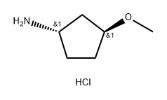 Cyclopentanamine, 3-methoxy-, hydrochloride (1:1), (1S,3S)- 구조식 이미지