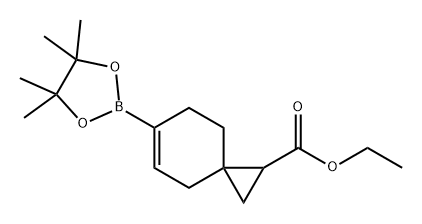 ethyl 6-(4,4,5,5-tetramethyl-1,3,2-dioxaborolan-2-yl)spiro[2.5]oct-6-ene-2-carboxylate Structure