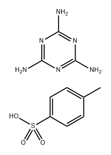 1,3,5-triazine-2,4,6-triamine 4-methylbenzenesulfonate (1:1) Structure