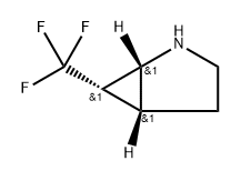 (1R,5R,6S)-6-(trifluoromethyl)-2-azabicyclo[3.1.0]hexane Structure