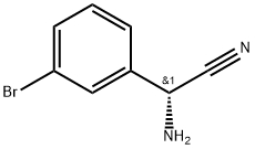 (R)-2-amino-2-(3-bromophenyl)acetonitrile Structure