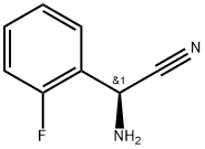 (S)-2-amino-2-(2-fluorophenyl)acetonitrile Structure