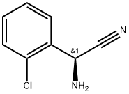 (S)-2-amino-2-(2-chlorophenyl)acetonitrile Structure