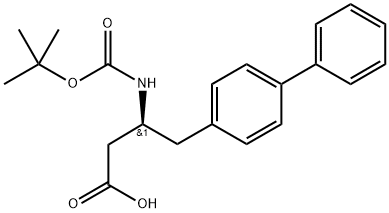 [1,1'-Biphenyl]-4-butanoic acid, β-[[(1,1-dimethylethoxy)carbonyl]amino]-, (S)- (9CI) 구조식 이미지