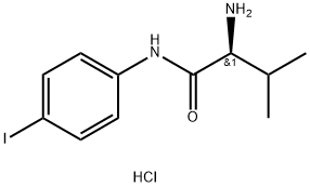 (S)-2-amino-N-(4-iodophenyl)-3-methylbutanamide hydrochloride Structure
