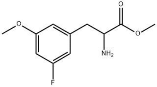 methyl 2-amino-3-(3-fluoro-5-methoxyphenyl)propanoate Structure