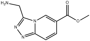 methyl 3-(aminomethyl)-[1,2,4]triazolo[4,3-a]pyridine-6-carboxylate Structure