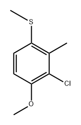 (3-chloro-4-methoxy-2-methylphenyl)(methyl)sulfane Structure