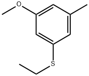 1-(Ethylthio)-3-methoxy-5-methylbenzene Structure