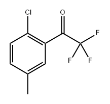 1-(2-chloro-5-methylphenyl)-2,2,2-trifluoroethanone Structure