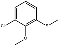 (3-Chloro-2-methoxyphenyl)(methyl)sulfane Structure