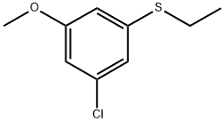 1-Chloro-3-(ethylthio)-5-methoxybenzene Structure