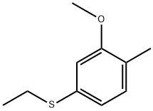 4-(Ethylthio)-2-methoxy-1-methylbenzene Structure