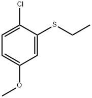 Benzene, 1-chloro-2-(ethylthio)-4-methoxy- Structure