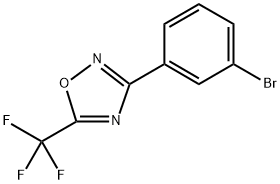 3-(3-bromophenyl)-5-(trifluoromethyl)-1,2,4-oxadiazole 구조식 이미지