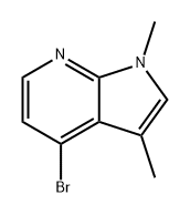 4-Bromo-1,3-dimethyl-1H-pyrrolo[2,3-b]pyridine Structure