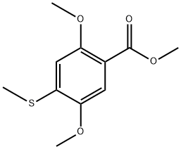 methyl 2,5-dimethoxy-4-(methylthio)benzoate Structure