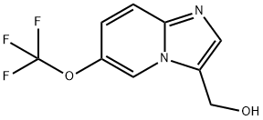 6-(trifluoromethoxy)imidazo[1,2-a]pyridin-3-yl]methanol Structure